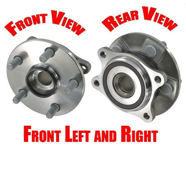 For AWD All Wheel Drive LS460 LS600h (2) Frt Hub Wheel Bearing Assembly 100% New