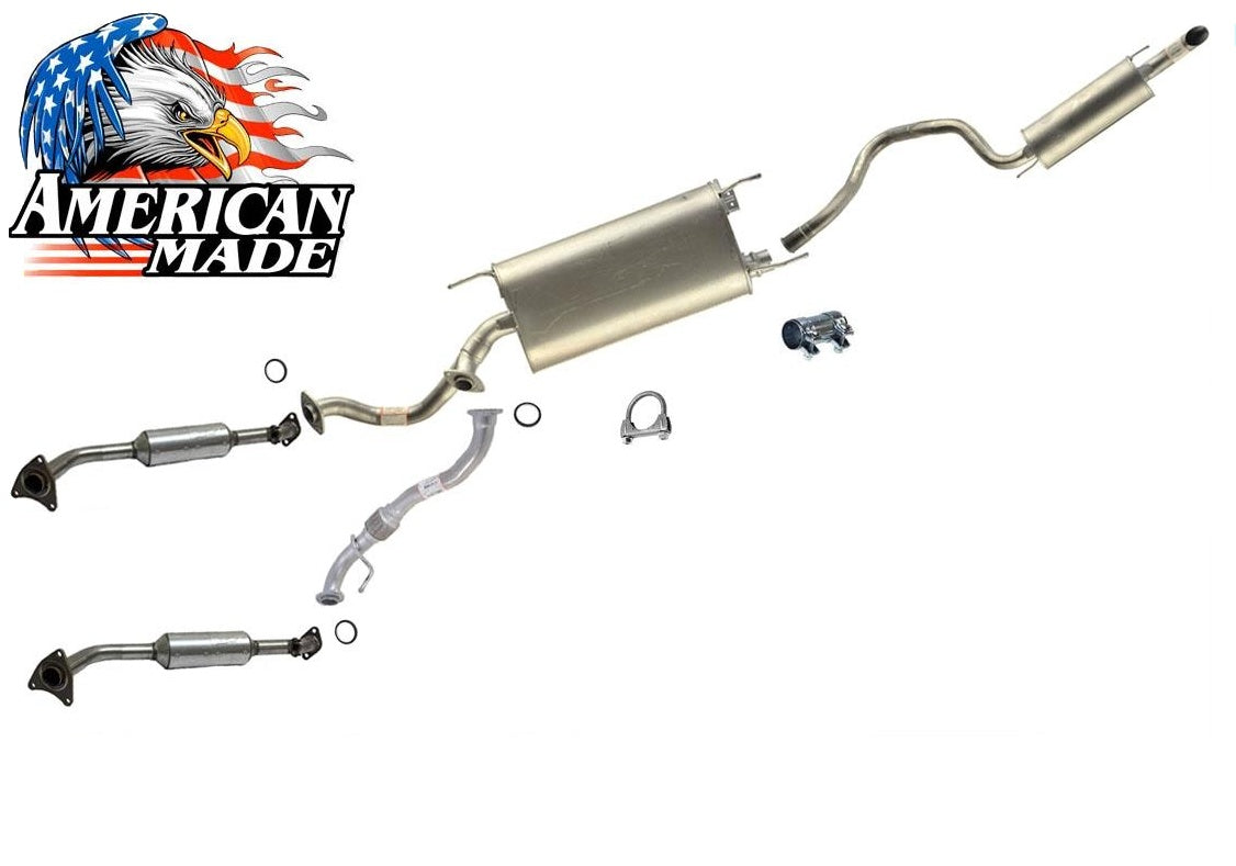 03-05 Land Cruiser LX470 Convertidores duales Tubo silenciador medio Tubo silenciador Motor