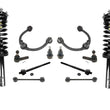 Se adapta a Jeep Grand Cherokee 05-10, puntales delanteros, brazos de control superiores, varillas de amarre, enlaces BJ