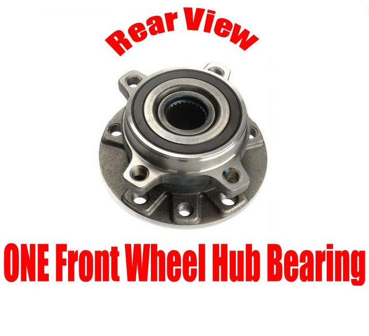 (1) Tested Hub And Wheel Bearing FRONT for 14-17 Cherokee / NO OFF ROAD