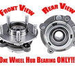 (1) 100% New Tested Wheel Bearing W Hub Assembly FRONT for 11-2017 Nissan GT-R