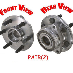 (2) Conjunto de buje y cojinete de rueda 100% nuevo, delantero o trasero, para SRX 10-16