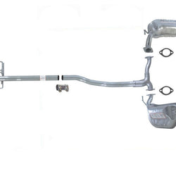 New Exhaust System For 2006-2007 Mazda 6 2.3L Turbo Middle Resornator & Mufflers