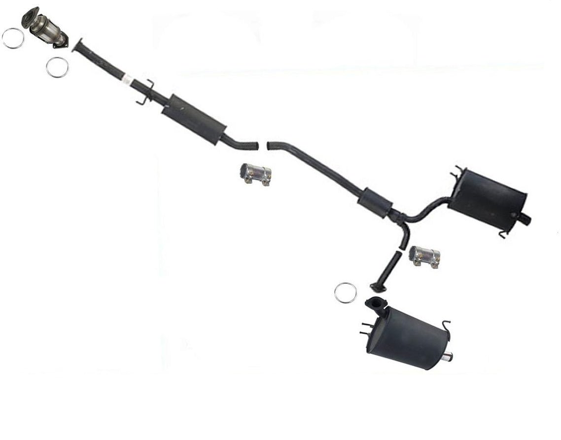 Converter Resonator With Mufflers For 08-09 Honda Accord 3.5L Coupe