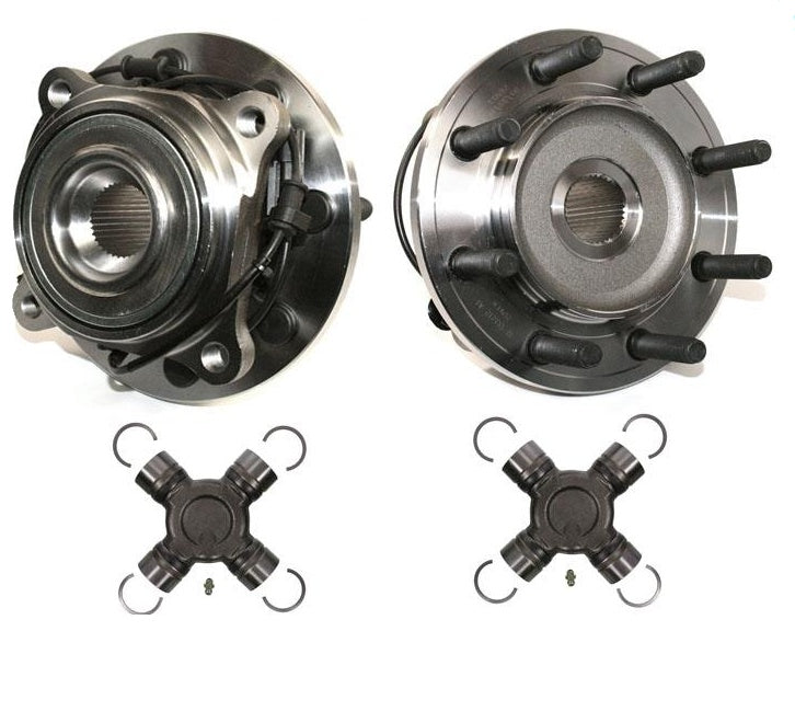 Wheel Bearing Hub Assembly for 2010 2011 Ram 2500 4 Wheel Drive w/ U Joints 4pc