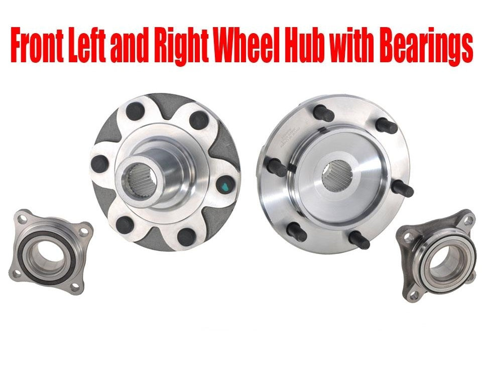 2003-2016 Toy 4Runner (2) PTC Front Wheel Hub & Hub Bearing All Parts