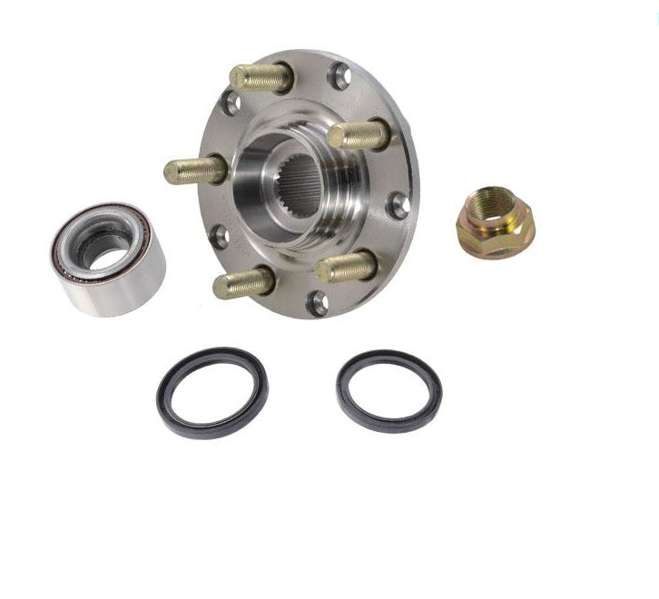 (1) Front Wheel Hub & Bearing Seals For 98-02 Sub Forester W/ 4 Wheel ABS Brakes