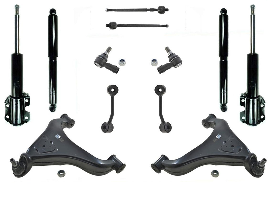 Brazos de control de amortiguadores delanteros y traseros, barra de acoplamiento, rótula para 02-06 Sprinter 2500 3500