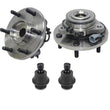 (2) Juntas de bola de rodamiento de rueda delantera 100% nuevas para Infiniti QX56 04-07