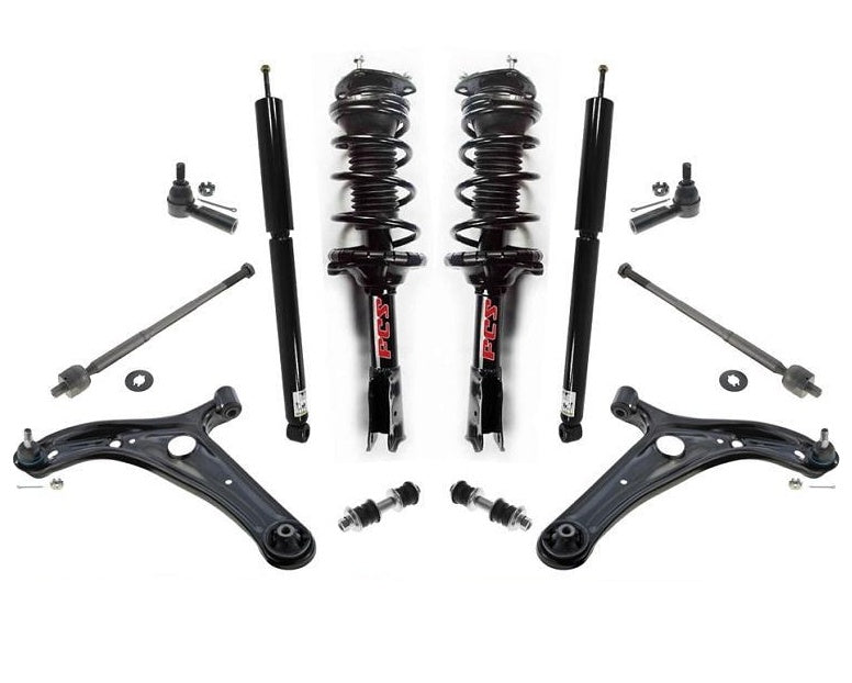 Control Arms Complete Coil Spring Struts Shocks for Scion Xa Xb 12pc 2004-2006