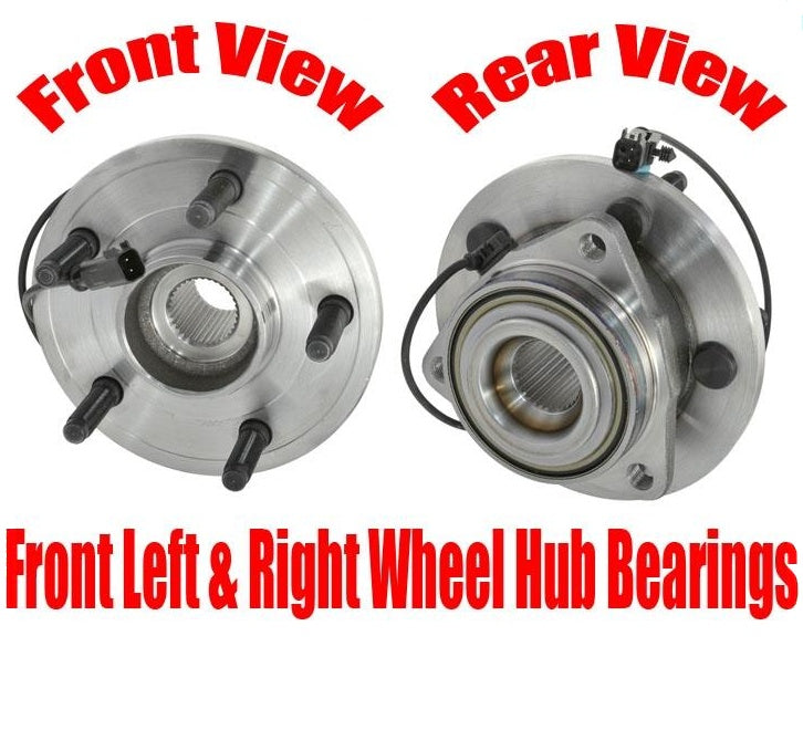 Front Left & Right Wheel Hub Bearings for Dodge Durango 06-09