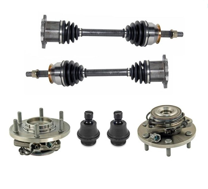 Nuevo Cojinete de rueda, ejes, juntas esféricas delanteras para Nissan Armada Titan 04-07