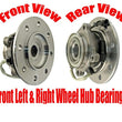 (2) Cojinete de cubo de rueda delantera 100% nuevo para camioneta Chevy K3500 con tracción en las 4 ruedas 96-00