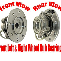 (2) Cojinete de cubo de rueda delantera 100% nuevo para camioneta Chevy K3500 con tracción en las 4 ruedas 96-00