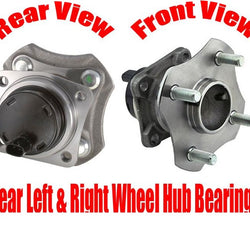 (2) Rodamientos de cubo de rueda trasera 100% nuevos con prueba de torsión para Toyota Prius 2001-2003