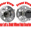 (2) Rodamientos de cubo de rueda trasera izquierda y derecha 100% nuevos para Lexus ES350 13-18.