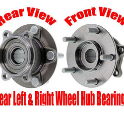 (2) Cojinete de cubo de rueda trasera 100% nuevo para tracción total 13-16 Mazda CX5 AWD trasero