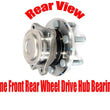 (1) Cojinete de cubo de rueda delantera para tracción trasera Chevy Colorado GMC Canyon 15-18.