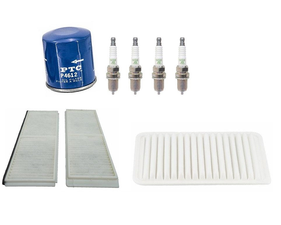 100% nuevo NGK tapones filtro de aire del motor filtro de aceite de aire de cabina para Mazda 2 11-15