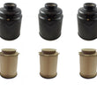 13-18 Ram 2500 3500 6.7L Turbo Diesel (3) Fuel Filter Water Separator 6 Pcs Kit