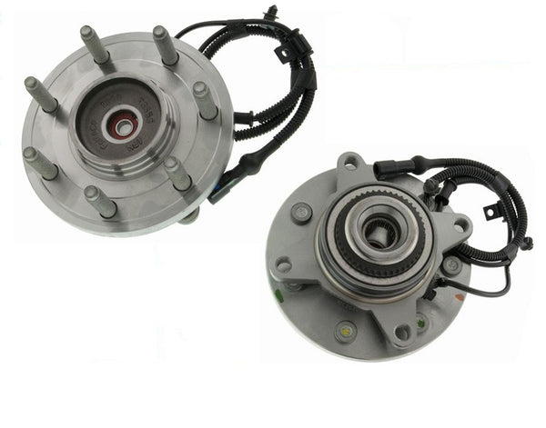 (2) Conjunto de cubo de rodamiento de rueda 100% nuevo, 7 pernos, 4 ruedas Drv HD 09-10 Ford F150