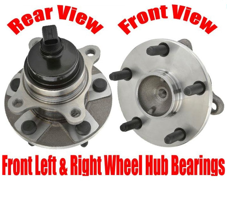 2) Torque Tested Front Hub Bearings Assembly fits for Lexus LS430 01-06