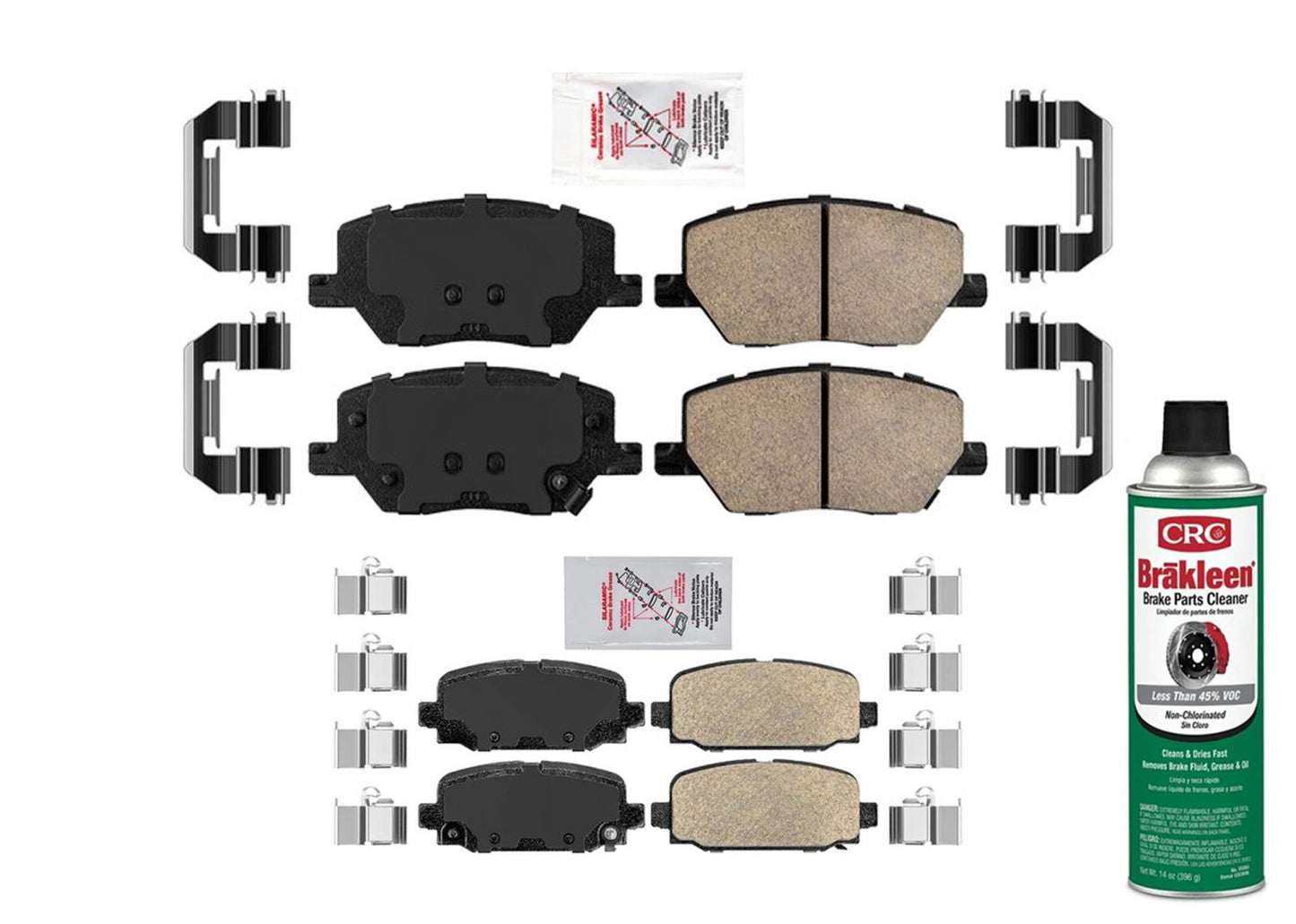AME Premium Ceramic Disc Brake Pads For Jeep Compass 2018 2019 2020 2021 2025