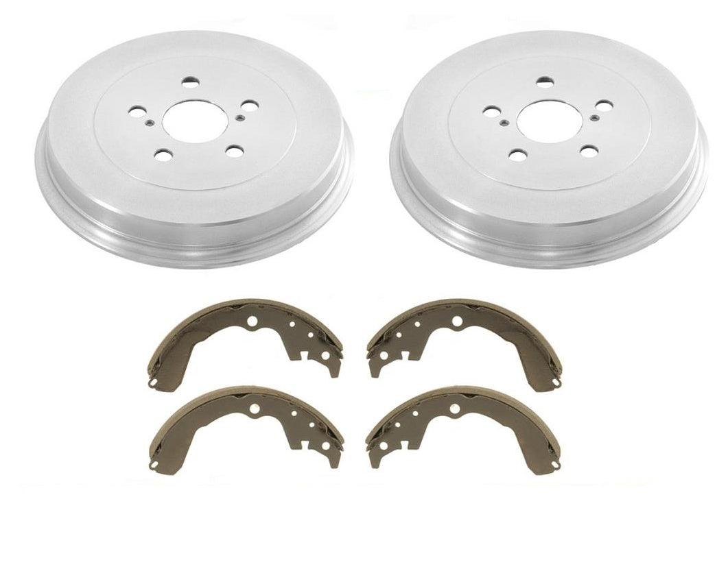 Rear Brake Drums & Shoes For 03-08 Vibe & Matrix Front Wheel Drive