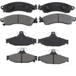 For 1988 1990 1992 1996 Chevrolet Corvette Front & Rear Ceramic Disc Brake Pads