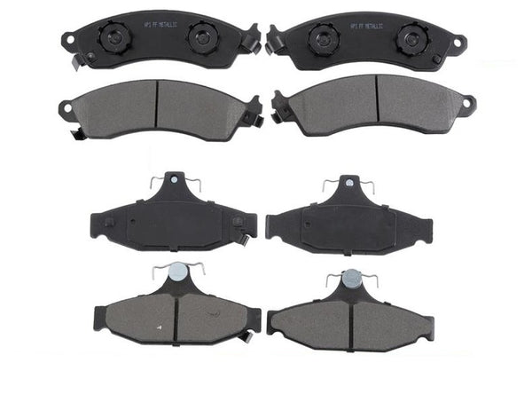 For 1988 1990 1992 1996 Chevrolet Corvette Front & Rear Ceramic Disc Brake Pads