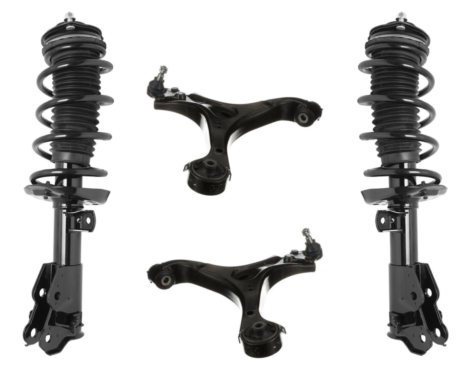 Front Struts Lower Control Arms W/ BJ For Honda Civic 2012 13 2015 4 D ...