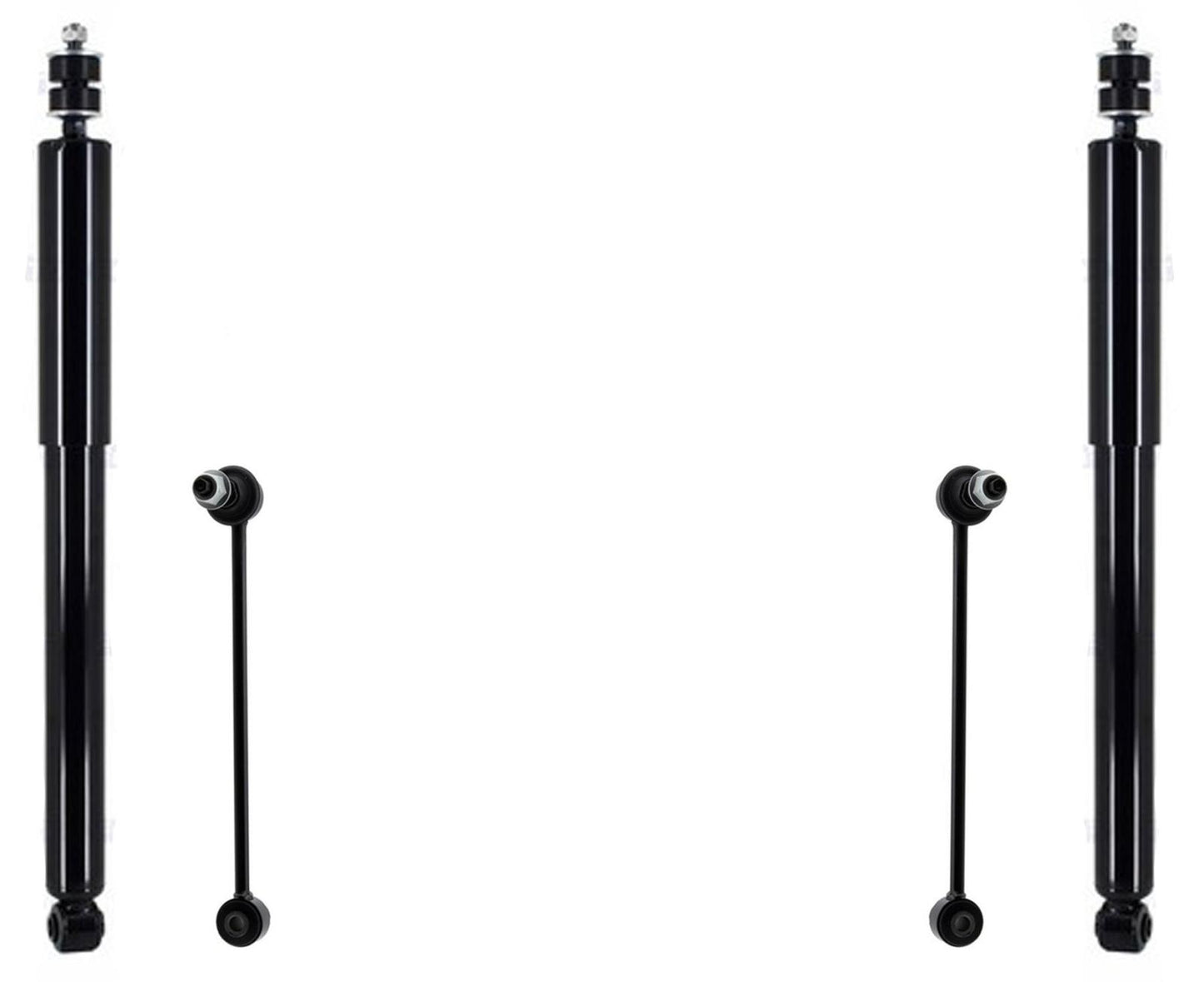Rear Shocks Absorber & Links For Ram 1500 2019 2020 2023 2024 W/O OFF ROAD PKAGE