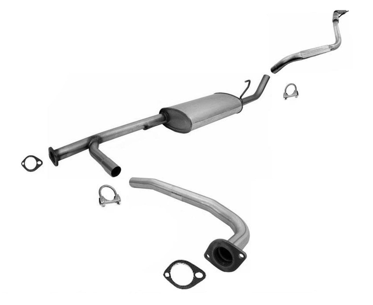 Silenciador medio y tubo de escape con juntas para Nissan Pathfinder 4.0L 2005-2012