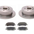 2006 2007 2008 Lexus RX400H Rotores de freno trasero y pastillas de cerámica