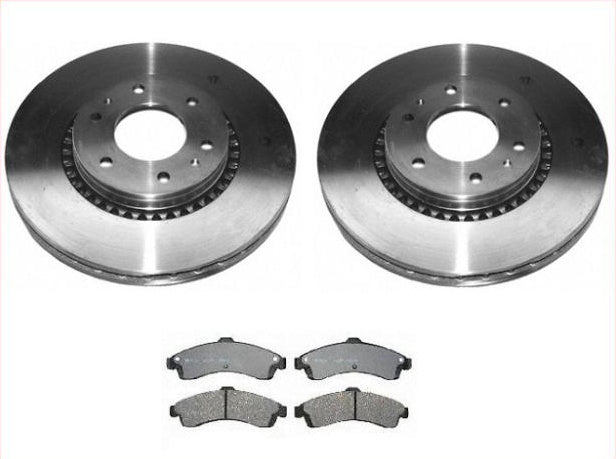 For 2002-05 GM Trailblazer EXT 129 Inch Extended Wheel Base Front Rotors & Pads