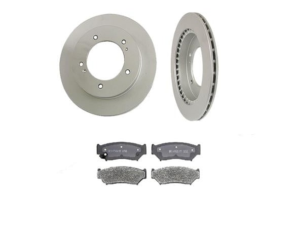 for 1996 1997 1998 Chevrolet 4 Door Tracker Front Brake Rotors & Ceramic Pads