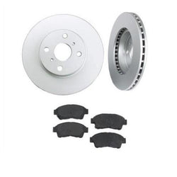 Compatible con rotores de freno delantero y pastillas de cerámica Toyota Corolla 1993-1997.