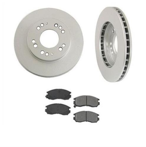 For 1998 Mitsubishi Galant 2.4L Front Brake Rotors & Ceramic Pads