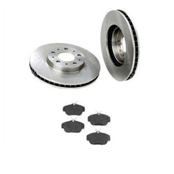 Fits 1995-1997 Volvo 960 With ABS & GIRLING CALIPERS Front Brake Rotors & Pads