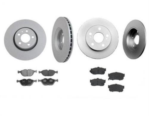 for 2000 Infiniti I30 Maxima Front & Rear Brake Disc Rotors & Ceramic Brake Pads