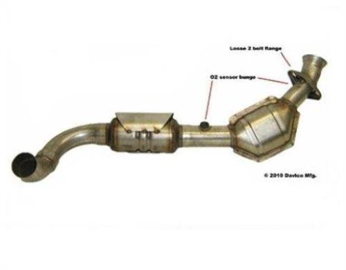 Drive Side Catalytic Converter For 2004-2005 Ford F150 4.6L Rear Wheel Drive