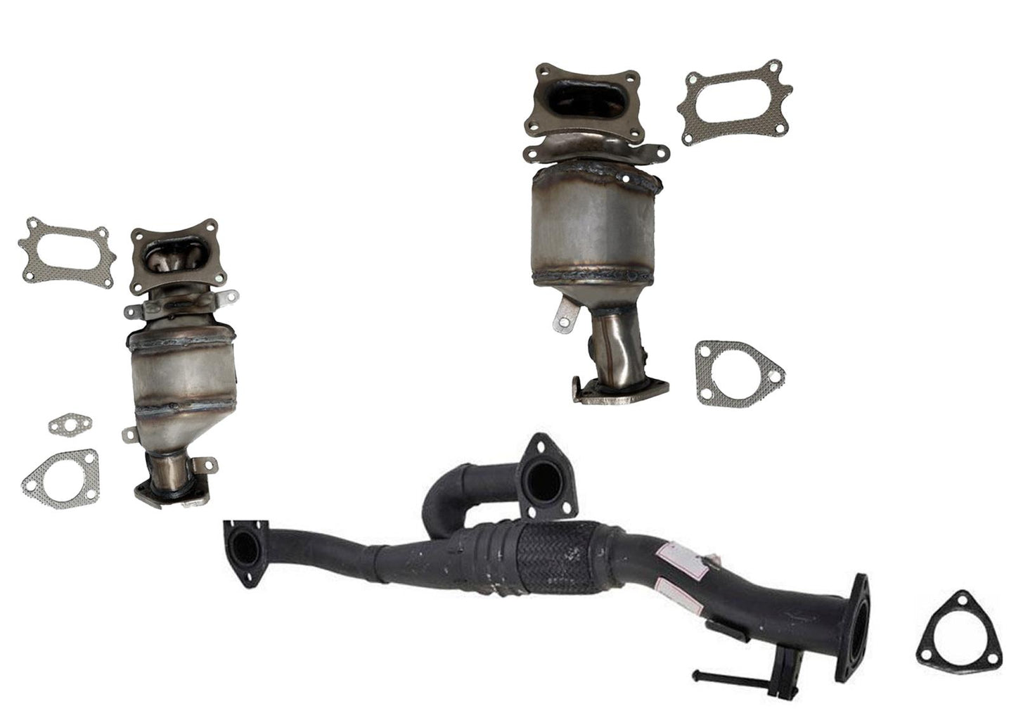 Fits 08-11 3.5 Accord 4DR Automatic Transmission Converters & Underbody Y Pipe