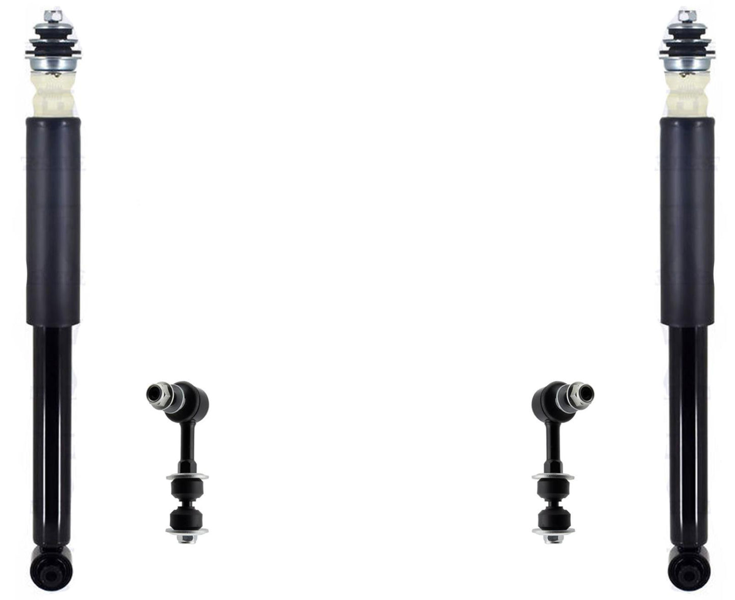 Rear Complete Shocks & Sway Bar Links For Scion TC 2011 2012 2013 2014 2016