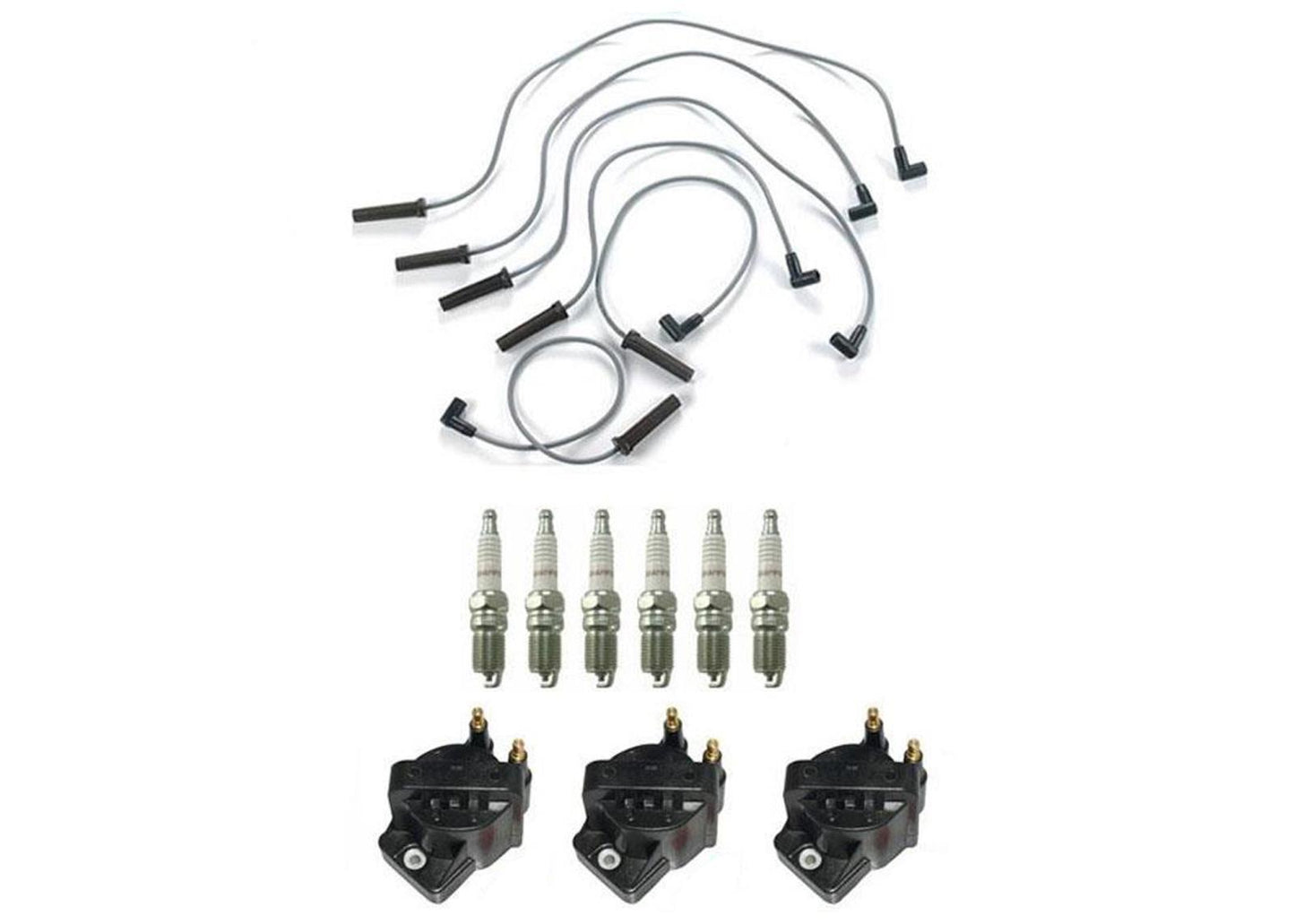 100% nuevo juego de cables de bujía de encendido, tapones de bobinas 2000-05 Impala 3.4L V6
