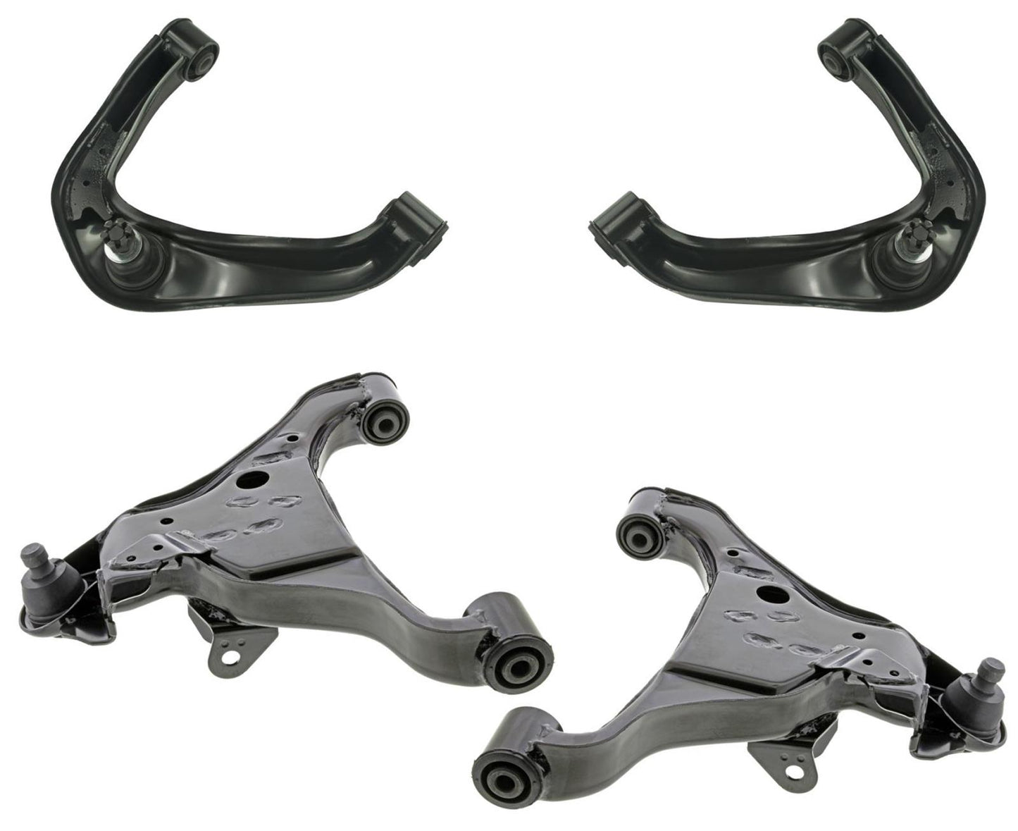 Mevotech Front Upper and Lower Control Arms For Nissan Frontier 2015 2022 2025