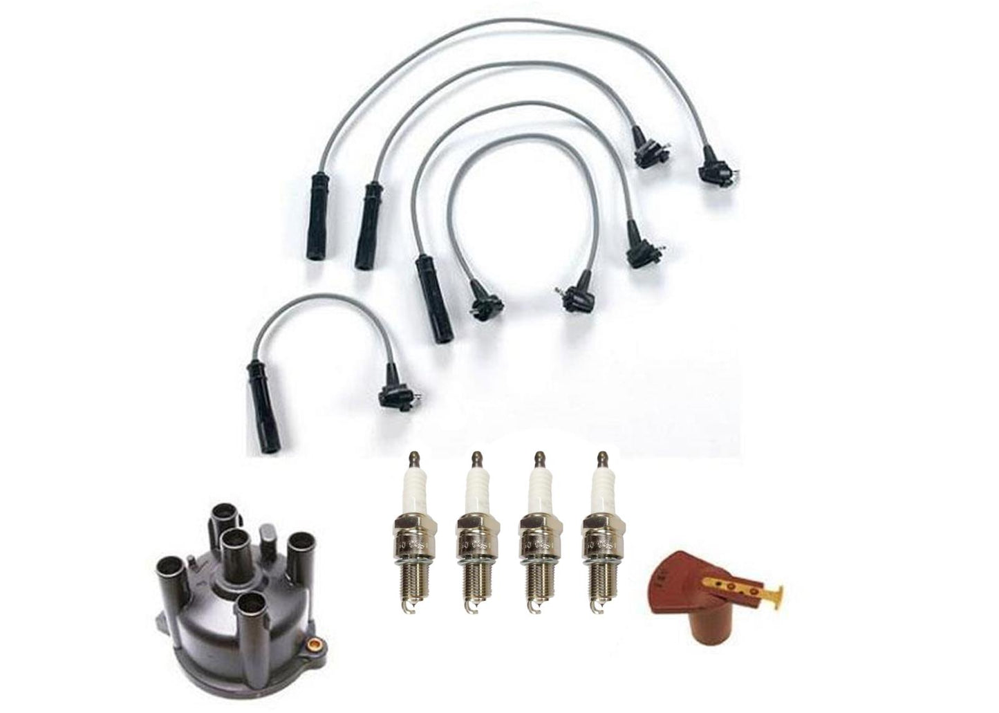 100% nuevos cables de encendido y enchufes NGK de rotor para Toyota PICKUP y DLX 2.4L 93-95