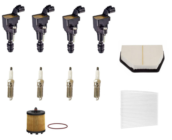 Direct Ignition Coils Spark Plugs Tune Up Kit For Captiva Sport 2.4L 2012-2015