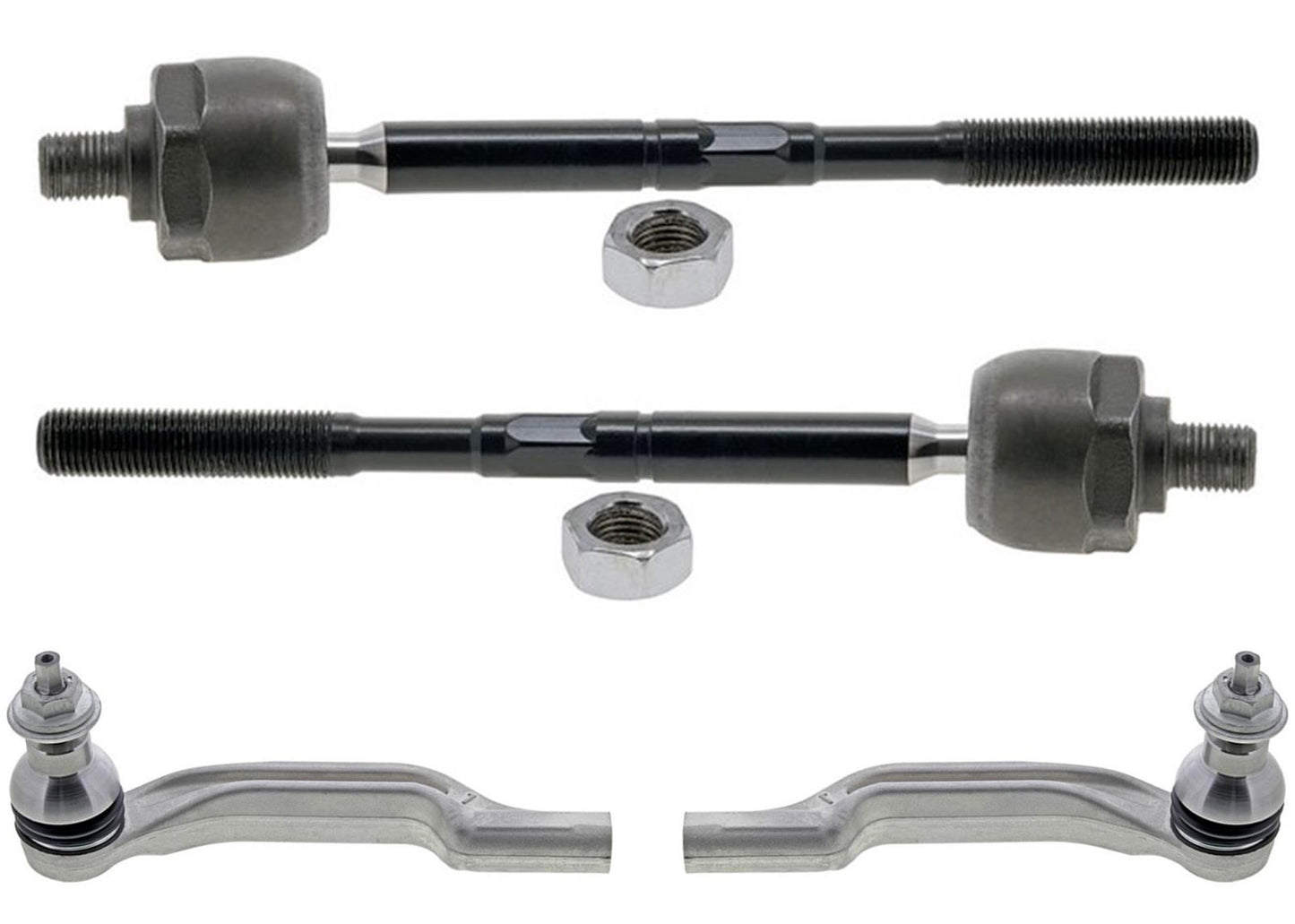 Mevotech Front Inn Outer Tie Rods For Mercedes Benz CLA250 2020 2021 2022 2023
