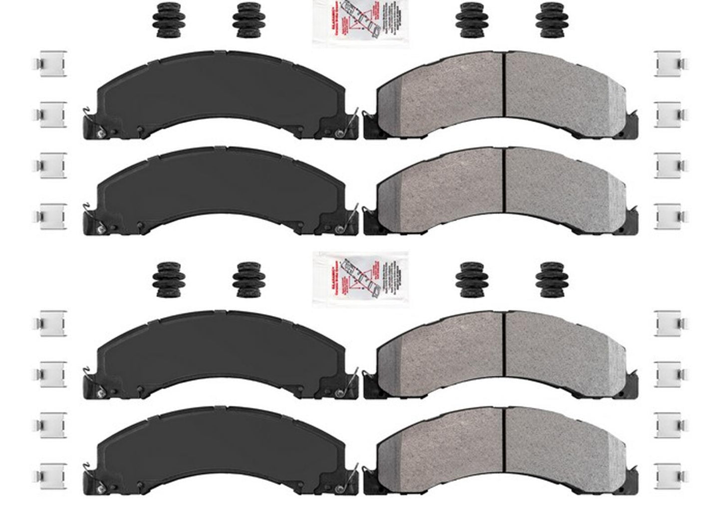 ASD Fleet Duty Disc Brake Pads for Dodge RAM 4500 5500 2008 2015 2018 2020 2021