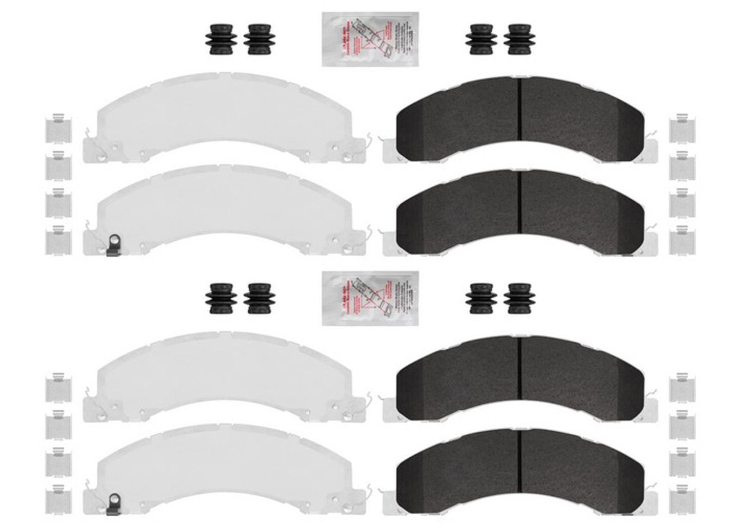 Galvanized Fleet Duty Disc Brake Pads For Dodge RAM 4500 5500 2008 2015 2024